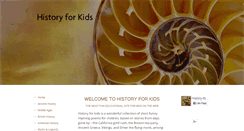 Desktop Screenshot of history-for-kids.com