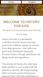 Mobile Screenshot of history-for-kids.com